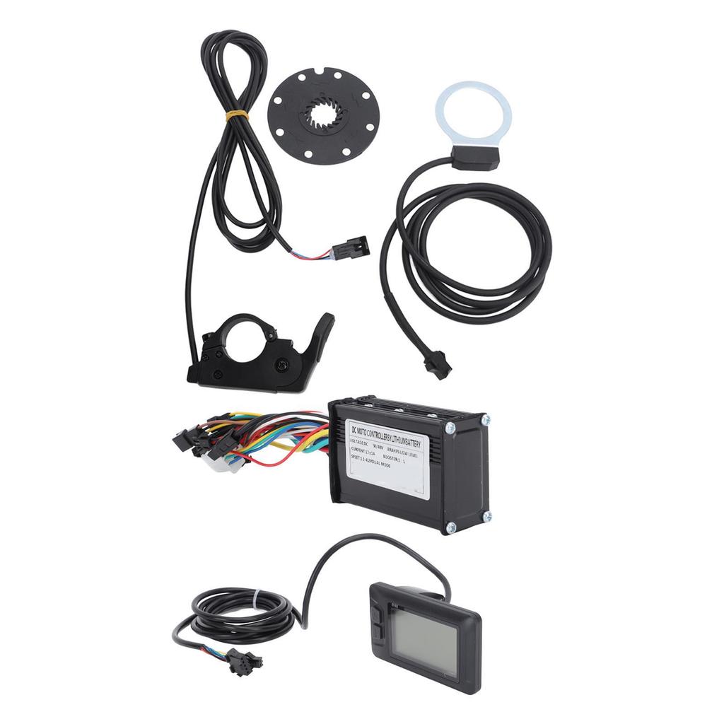 Electric Bike 36V 48V 17A Motor Controller EN05 Display FT 8C Magnetic Point 109R Thumb Throttle