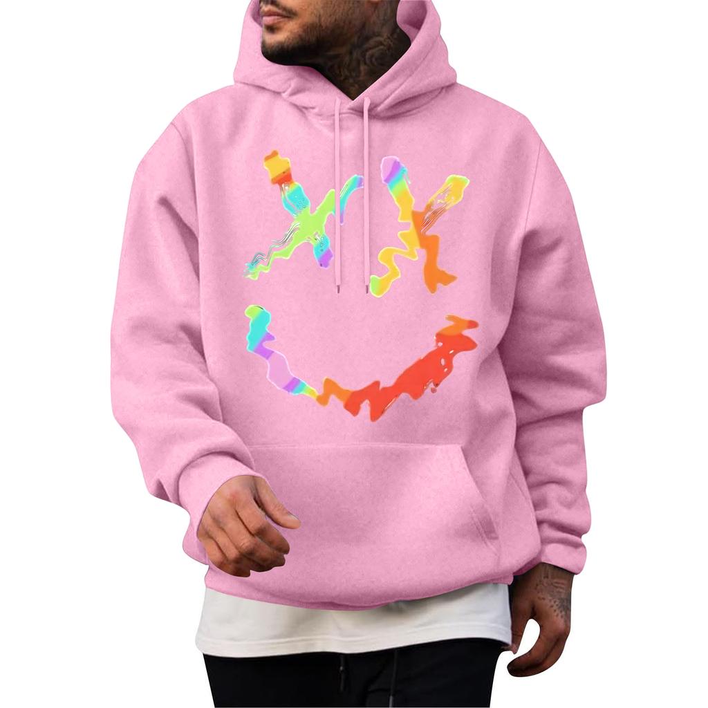 Men's Casual Hoodie Fashion  Sweatshirt With Hood Leisure Tops Teenager Streetwear Fashion Long Sleeve Shirt Warm