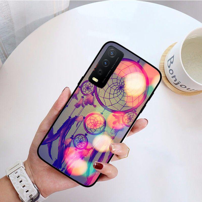 Blue Dreamcatcher Dream Catcher Phone Cover For Vivo Y31 Y30 Y33S Y11S Y12S Y17 Y20 Y21S Y1S Y53S Y15 Y19 Y91C V23 Cases Coque