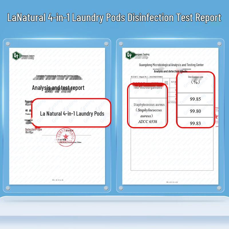 Cápsulas de Gel para Lavandería Natural 4 en 1 de Mama's Choice