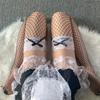 Sexy underwear stockings net stockings bow sexy through mesh medium tube fishnet stockings lace net stockings stockings stockings