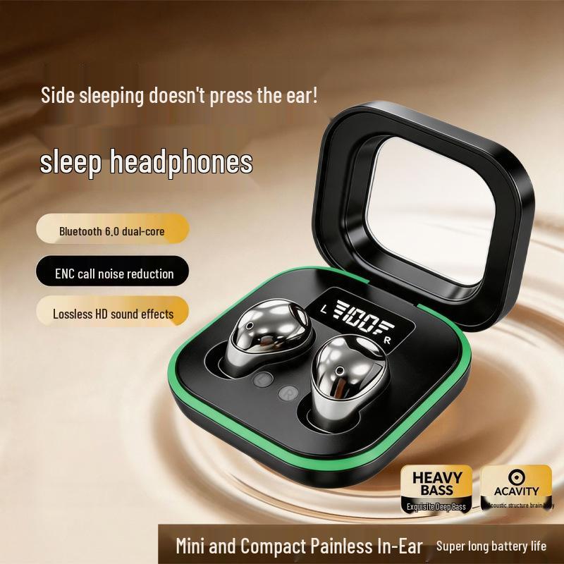 Smart B51 Bluetooth Sleep Earphones: Comfortable, Noise-Cancelling, Long Battery Life for Sports & Side Sleeping