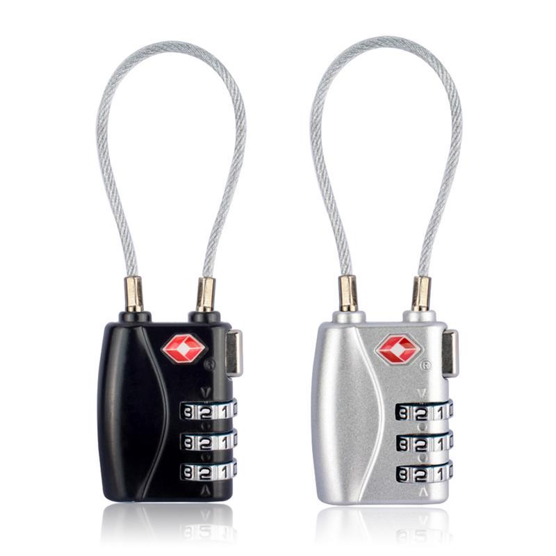 Buy TSA Compatible Travel Luggage Locks Mini Customs Code Lock at