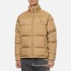 Levis Stand Collar Short Down Jacket Winter Men Jacket Khaki 27732-0003