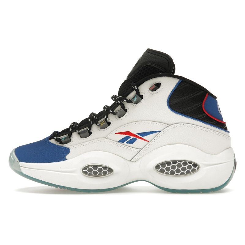 Reebok Question Mid Men Chalk Core Black Vector Blue GW8858