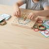 Graphics Geometry Puzzle Nail Board Geometric Shape Geometry Educational Toy  Children Toddler