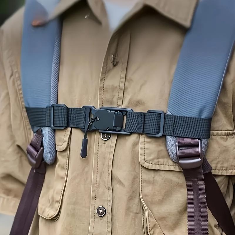 Rucksack Magnetischer Brustgurt RiemenEinfach abnehmbarer Riemen Verstellbarer Schultergurt Outdoor Camping Taktische Tasche Gurt Zubehör