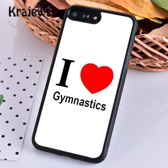 Krajews Gymnastics Silhouette Phone Case Cover For iPhone 14 5 6s 7 8 Plus X XR XS 11 12 13 Pro Max Samsung Galaxy S21 S22 Ultra