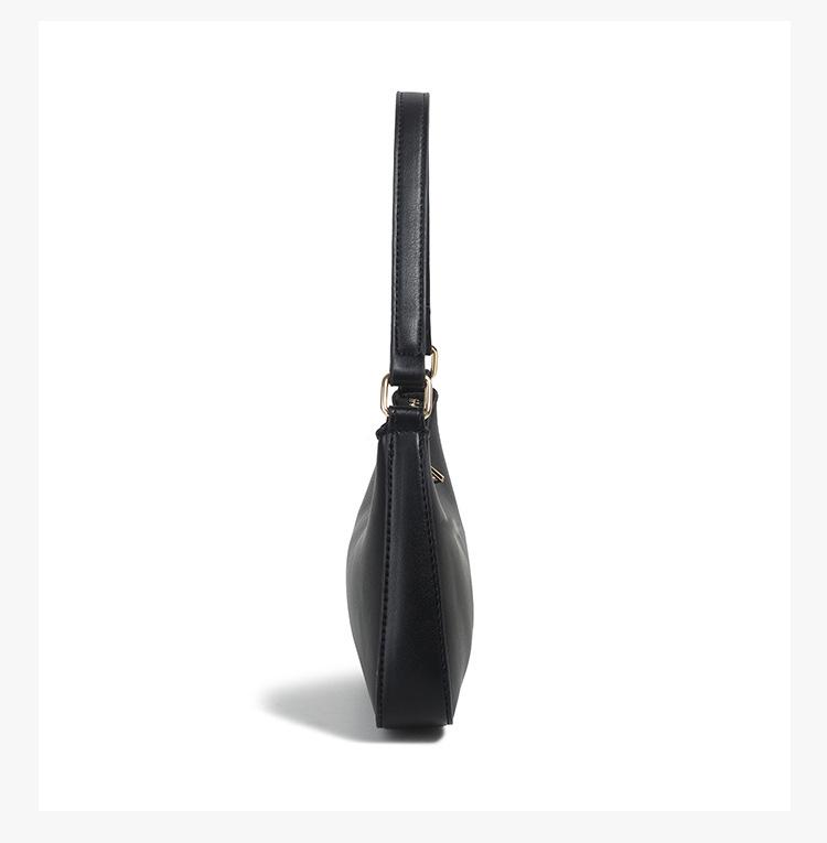 Nische 2025 Retro Damen Vielseitige Einfarbige Achseltasche mit Kette