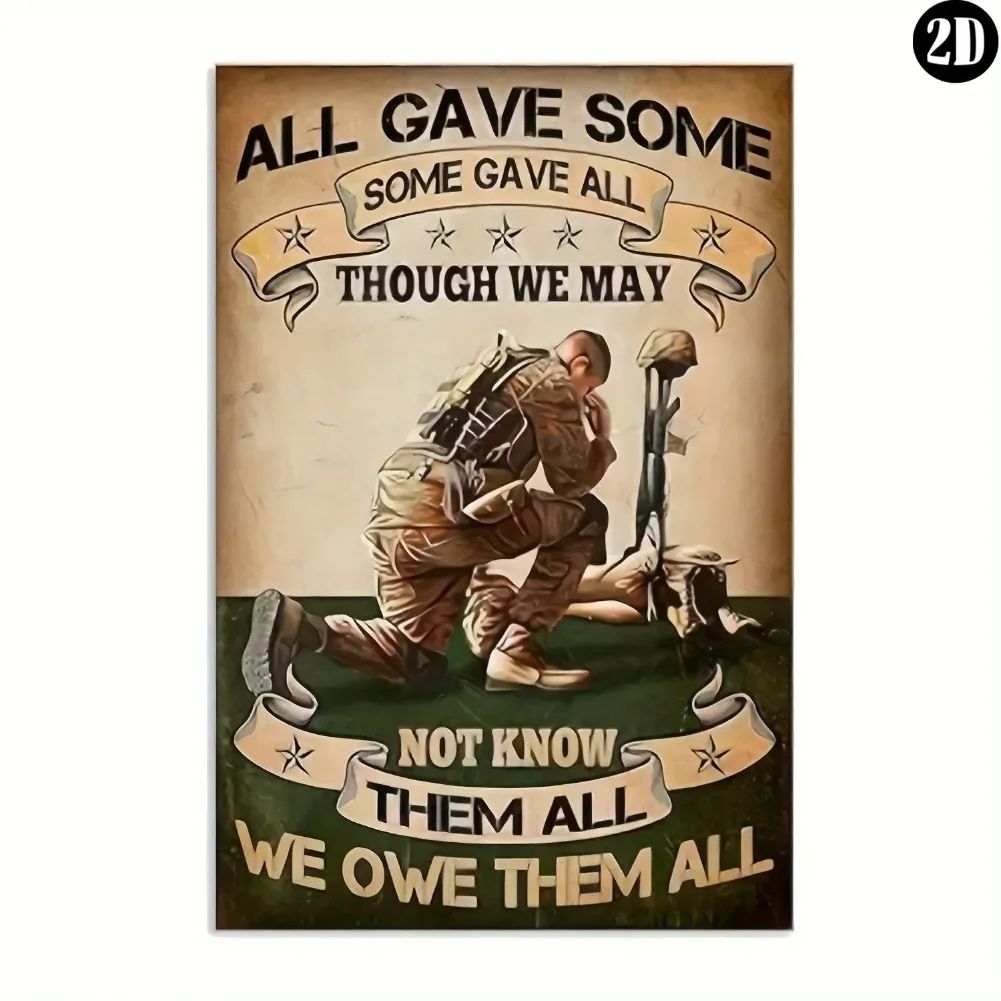 Retro Metal Paintings, Furniture, Living Room Decoration 20x30cm