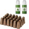 166pcs  Pods Kits Reusable Hydroponics Pods Set Indoor Hydroponics Growing System with Labels Grow Basket Growth Sponges