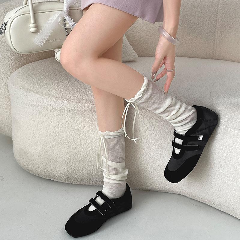 Fashion Trend Retro Silver Light Mouth Flat Sole Shoes Women's Summer 2025 New Versatile Inner Height Increase Mary Jane Shoes