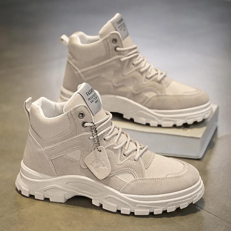 Fashion Luxury Latest Men's High Top Trendy and Comfortable Versatile Casual Shoes for Spring and Autumn Running and Hiking Sports Shoes