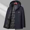 Hengyuanxiang Men's Winter Padded Jacket for Seniors
