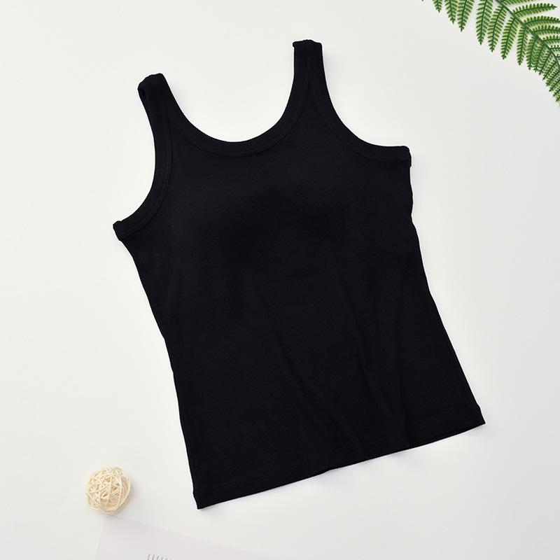 Versatile Modal Women's Tank Top with Built-In Bra & Padding - Perfect for Underwear or Outerwear