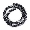 1 Strand Flat Round Glass Beads Evil Eye Lampwork Spacer Beads For Handmade Earring Bracelet Jewelry Making Supplies 4 6 8 10mm