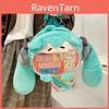 Hatsune Miku Cartoon Plüschrucksack für Freizeit, Reisen und Schule