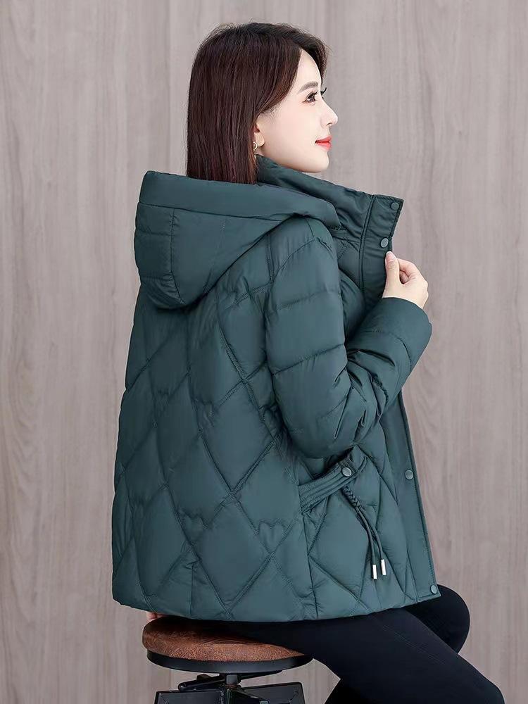 Mom's fashion down cotton-padded clothes, winter new middle-aged and elderly cotton-padded clothes, jackets, foreign style and light cotton-padded