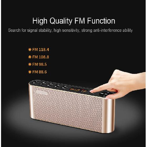 Bluetooth Speaker High-definition Dual Portable Wireless Speakers with Mic TF FM Radio Loudspeakers Sound Box