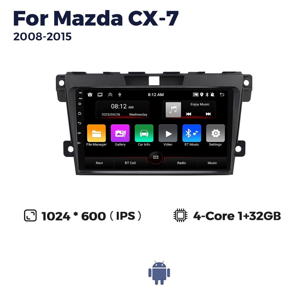 

Navifly Android Car Radio Stereo Multimedia Video Player для Mazda CX7 CX 7 CX-7 2008-2015 Carplay GPS Navigation 2din Head Unit