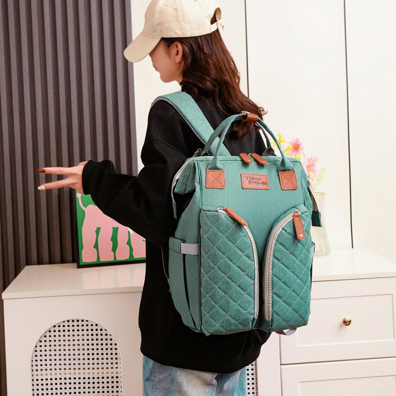 2025 Neue Leichte, Wasserabweisende Multifunktionale Mumienhandtasche Rucksack - Baby Ausflugstasche mit großem Fassungsvermögen