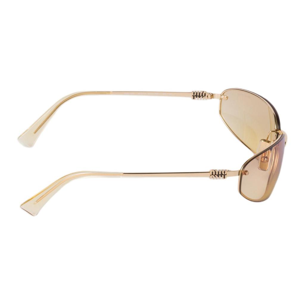 Miu Miu Logo Rectangular Sunglasses Unisex sunglasses Steel-Gray SMUA50_M5AK_F07R1_C_068