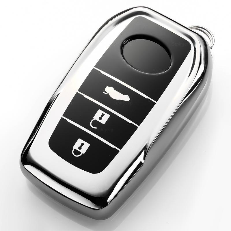 Colorful TPU Car Remote Key Case Cover Fob For Toyota Corolla RAV4 Auris Crown Camry Prius CHR Prado Crown Land Cruiser 200 Aygo