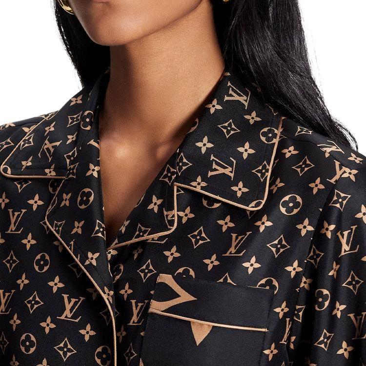 Louis Vuitton Pajama Top Women's Black 1AAG9W