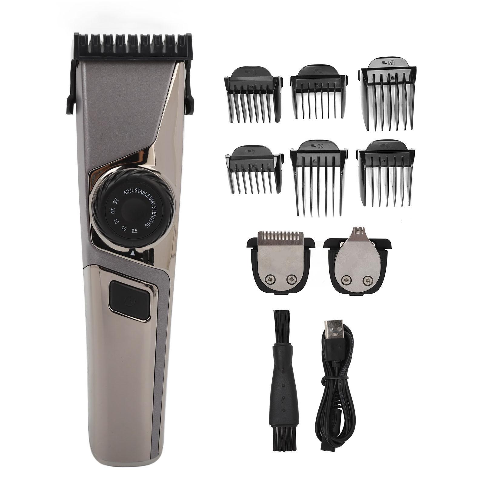 

Электрическая машинка для стрижки волос с многофункциональным цифровым дисплеем, моющаяся, с тонкой настройкой, для бороды