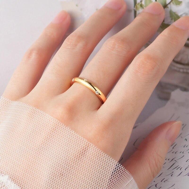 1,6mm diamantové prsteny z celého moissanitu pro ženy Klasický ocasní pás S925 Sterling Silver Velkoobchod se svatebními šperky