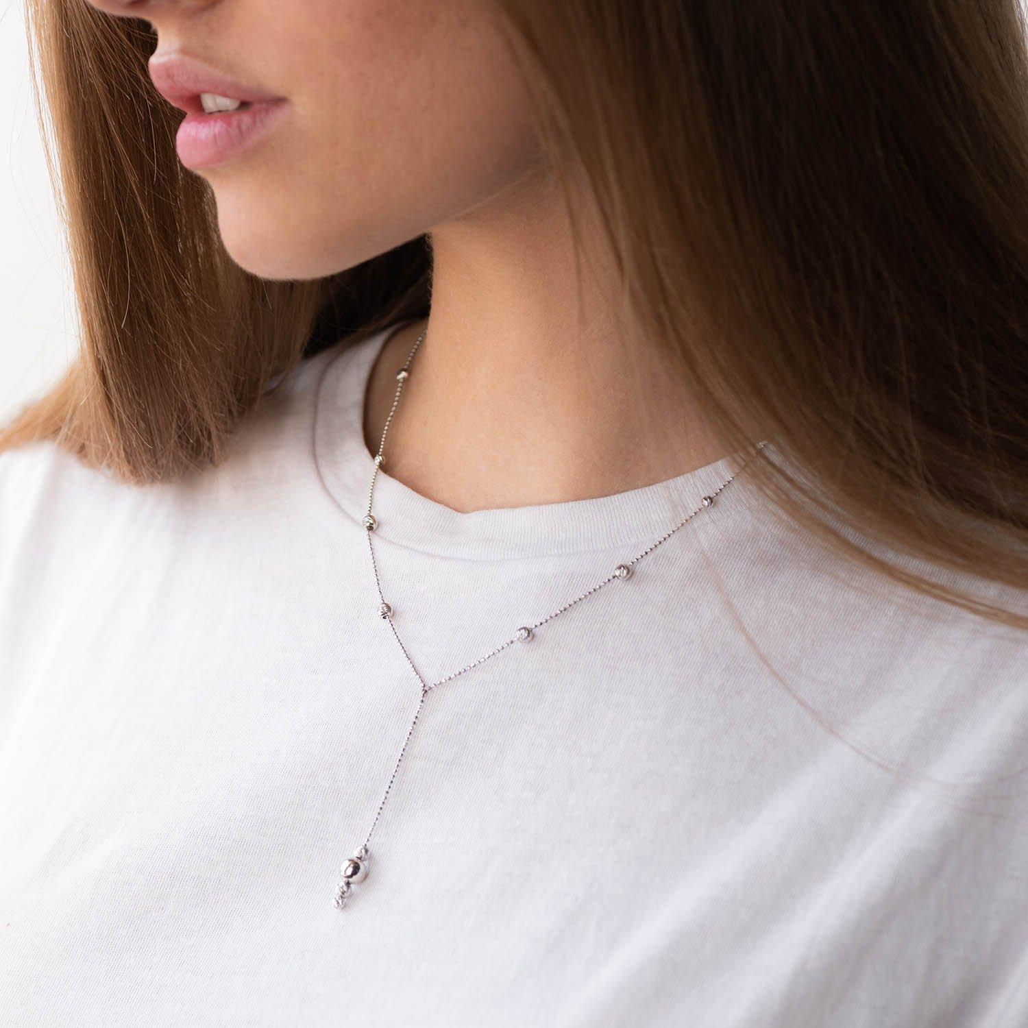 

Срібна каблучка Шарики Oniks 45 срібний