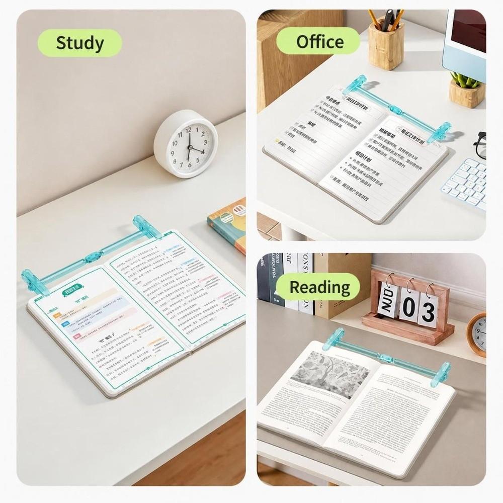 Foldable Book Page Holder Plastic Reading Book Clip New Book Page Clip Reading Accessories