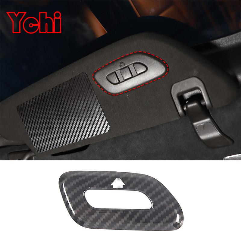 For Chevrolet Corvette C7 2014-2019 ABS Carbon Fiber Interior Kit Dashboard Console Gear Shift Panel Decoration Cover Stickers