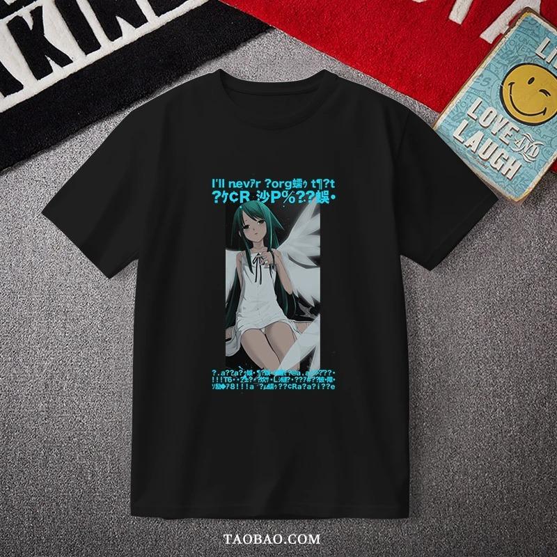 

saya no uta Anime T Shirt Summer Men T-Shirt Casual Women Crew Neck Short Sleeve Tees Cotton Best Selling Round Neck Breathable 4XL