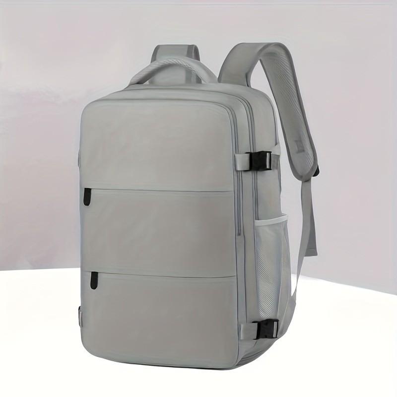 Polyester Travel Backpack For Men Women With Expandable Storage For Casual Trips