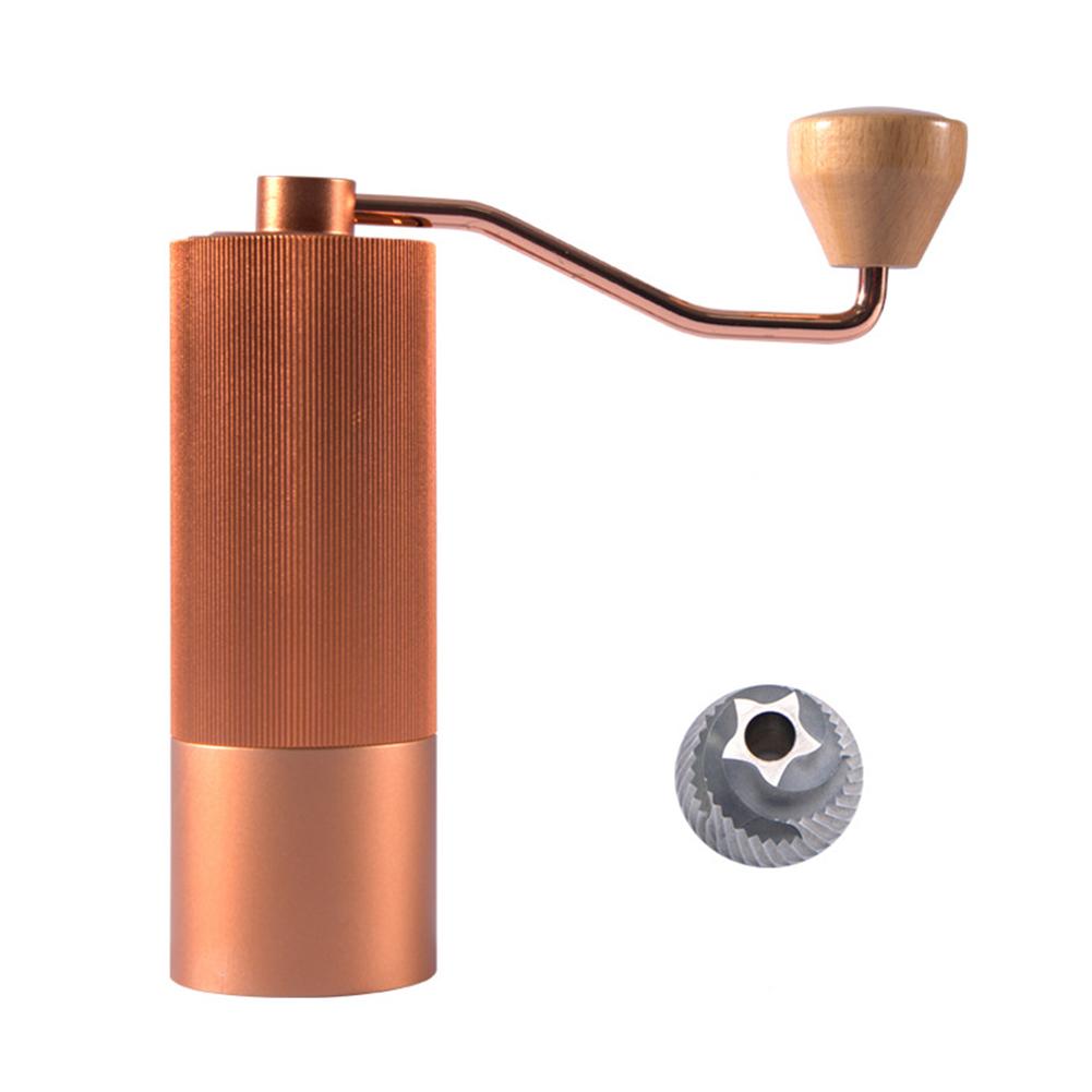 Hand Coffee Grinder Stainless Steel Burr Manual Coffee Bean Mill Travel Office Use For Coffee Enthusiasts Home Baristas