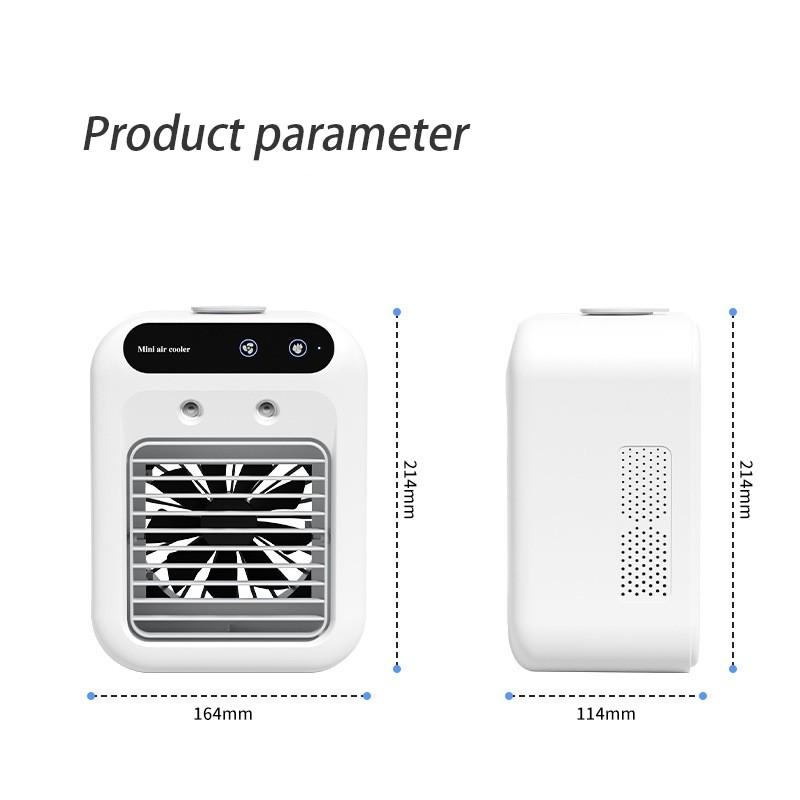 Mini Water-cooled Fan USB Charging Version Portable Fan Air Cooler Household Desktop Humidifying Air Conditioning Fan