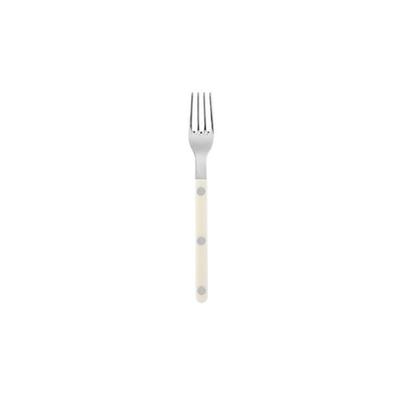 Saber Bistro Shiny Kuchengabel 16cm, Elfenbein, 2 Stück, koreanisches beliebtes Geschirr