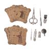 European Style Vintage Embroidery Scissors Set Stainless Steel European Antique Vintage Sewing Kit