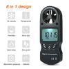 8 In 1 Handheld Digital Anemometer Wind Speed/Temperature/Humidity/Wind Chill/Heat Index/Dew Point/Barometric Pressure/Altitude