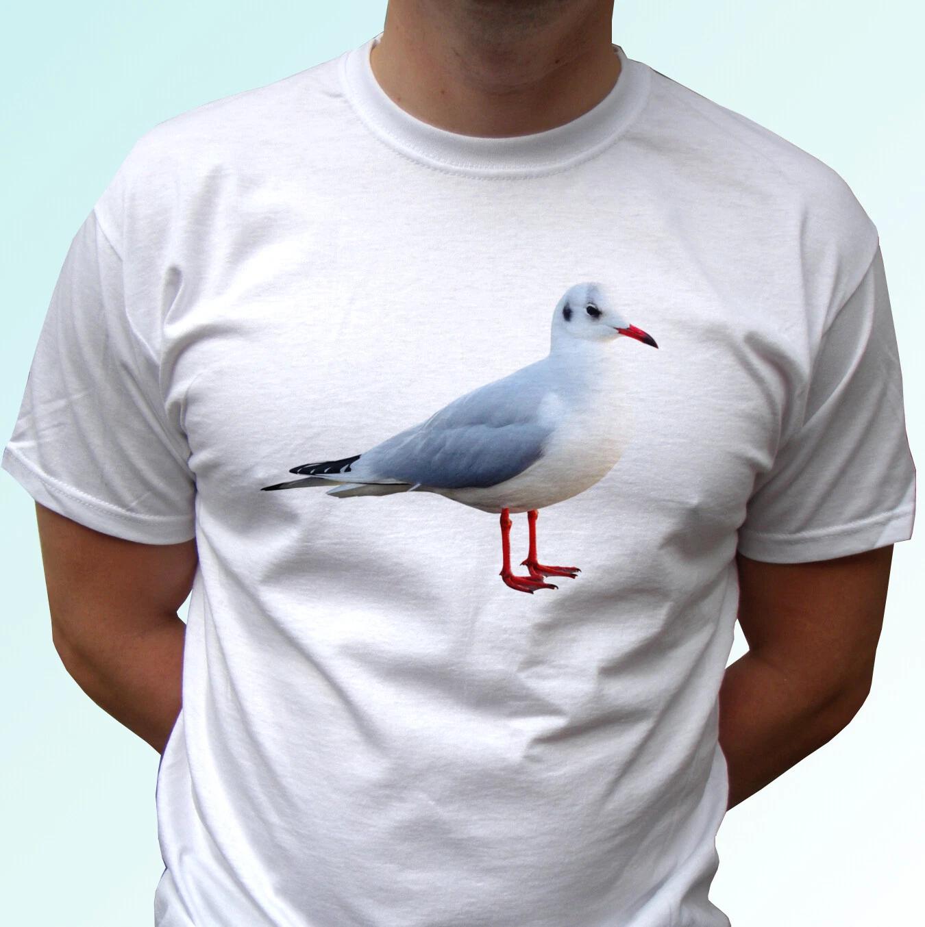 

Seagull kids boys T-Shirt tee bird top mew funny animal gift s s kids baby size 150
