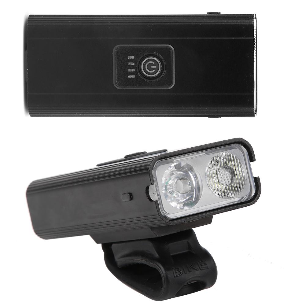 Bicycle Head Light Built‑in Battery USB Rechargeable Mountain Bike Front Light