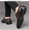 Prince Casual Genuine Leather Sandals for Men - Breathable, Non-Slip, Large Size 48, Ideal for Spring, Autumn, Summer Work.