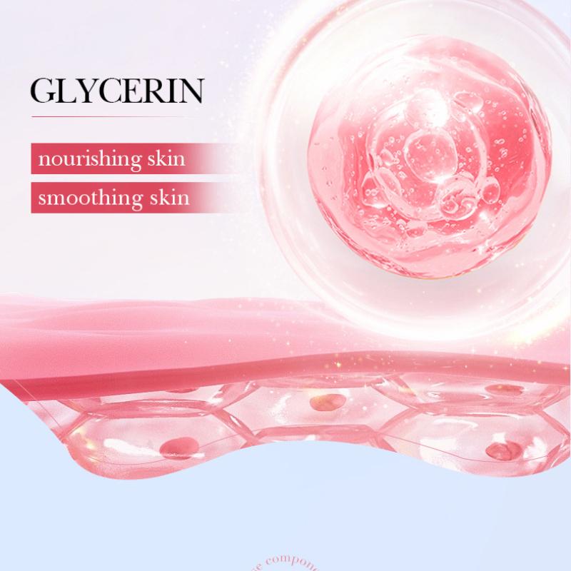 Rose Body Lotion SADOER Hyaluronic Acid Whitening Hydrating Hydrating