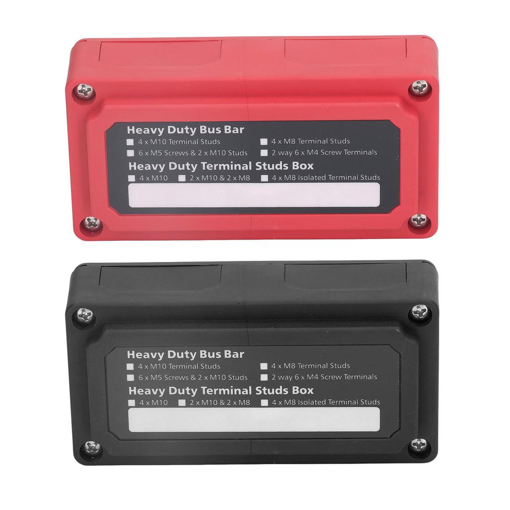 Power Distribution Block M8 Screw Terminal Bus Bar  48V 300A for Automobile Boat