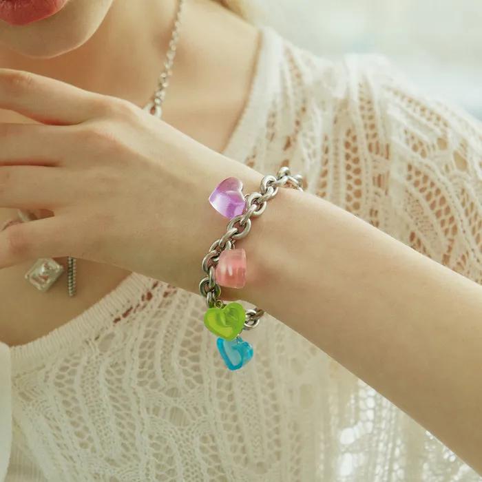 Candy Heart Chain Surgical Bracelet