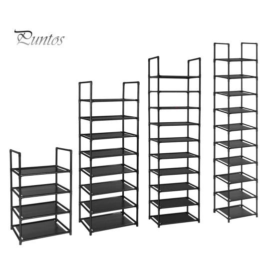 Shoe Rack with Dustproof Cover High Stability Strong Load-bearing Easy Assembly Multi-tier Shoe Cabinet Storage Rack