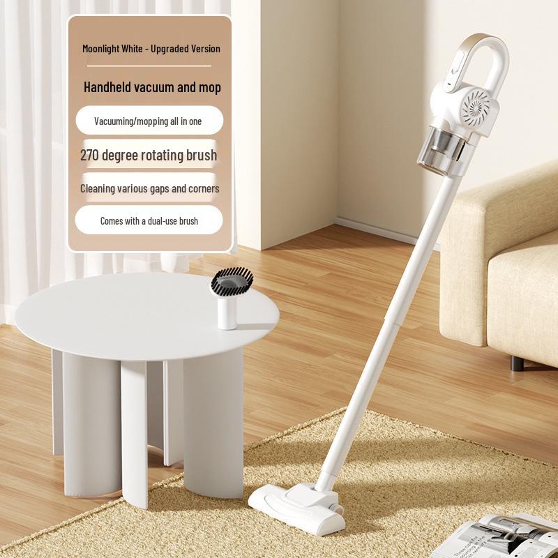 

Беспроводной пылесос и швабра «все в одном» с мощным всасыванием, удалением клещей, УФ-очисткой и совместимостью с коврами