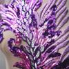 Patch Sequin Embroidery Sequin Appliques Phoenix Tail DIY Sew On Patch Embroidery Patch Wedding Gown DIY Decoration
