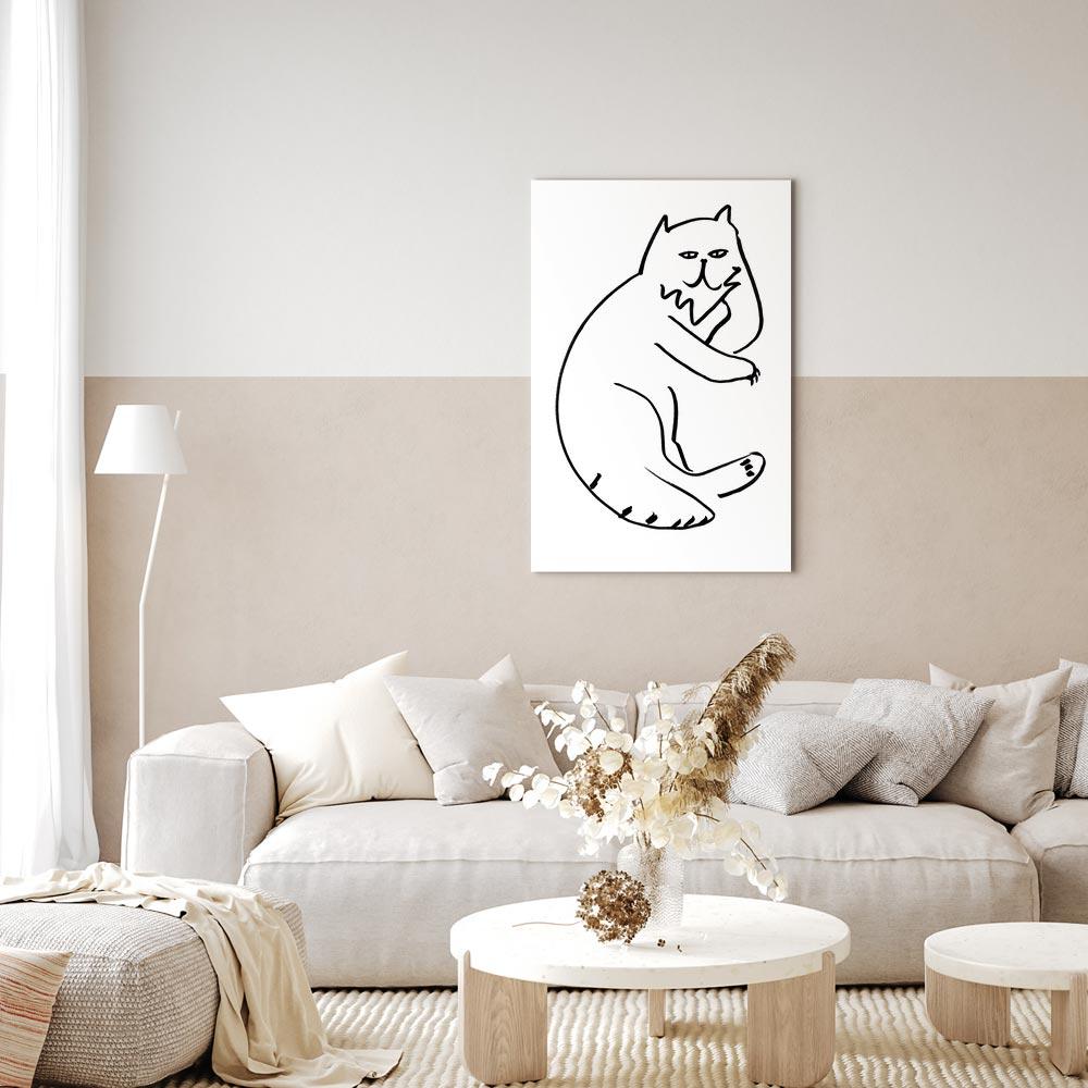 Image - Cat Relaxation (1-Part) Vertical